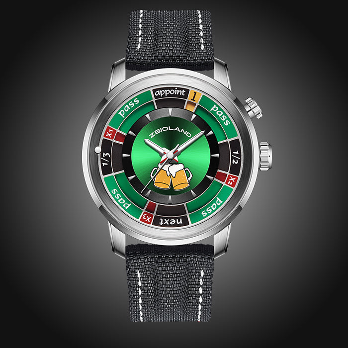 Zbioland Casino Series Silver Friendship Swiss Sellita Movement Automatic Watch