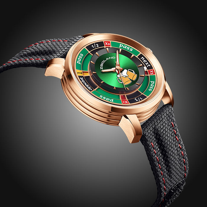 Zbioland Casino Series Rose Gold Friendship Swiss Sellita Movement Automatic Watch