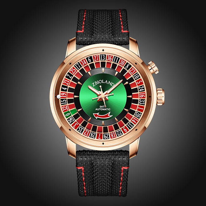 Zbioland Casino Series Rose Gold Casino Swiss Sellita Movement Automatic Watch