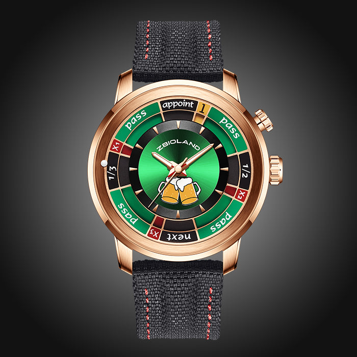 Zbioland Casino Series Rose Gold Friendship Swiss Sellita Movement Automatic Watch