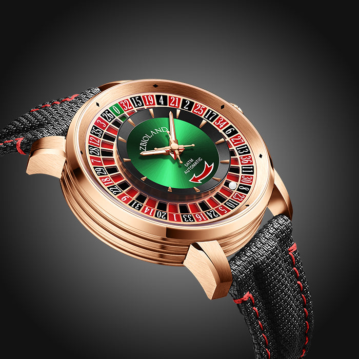 Zbioland Casino Series Rose Gold Casino Swiss Sellita Movement Automatic Watch
