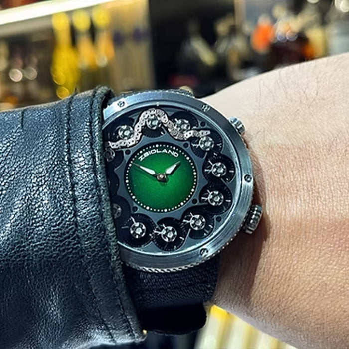 Zbioland Snake Series Black Snake Swiss Sellita Movement Automatic Watch