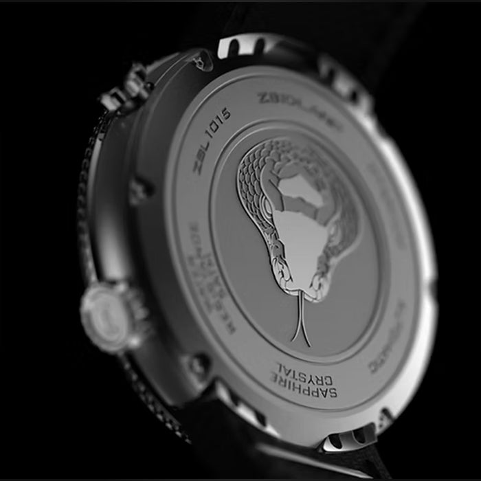 Zbioland Snake Series Black Snake Swiss Sellita Movement Automatic Watch