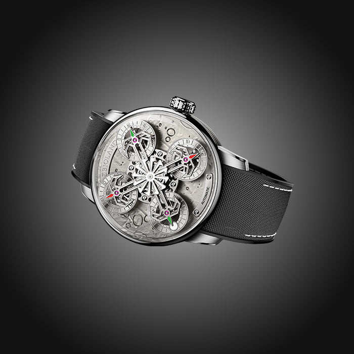 Zbioland Space Series Silver Space Station Swiss Sellita Movement Automatic Watch