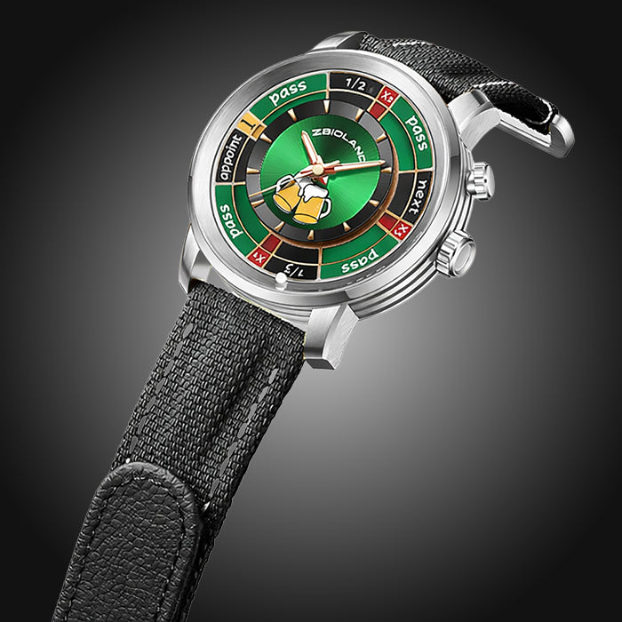 Zbioland Casino Series Silver Friendship Swiss Sellita Movement Automatic Watch