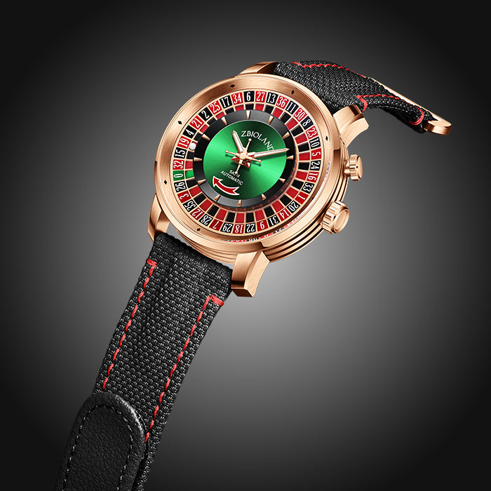 Zbioland Casino Series Rose Gold Casino Swiss Sellita Movement Automatic Watch