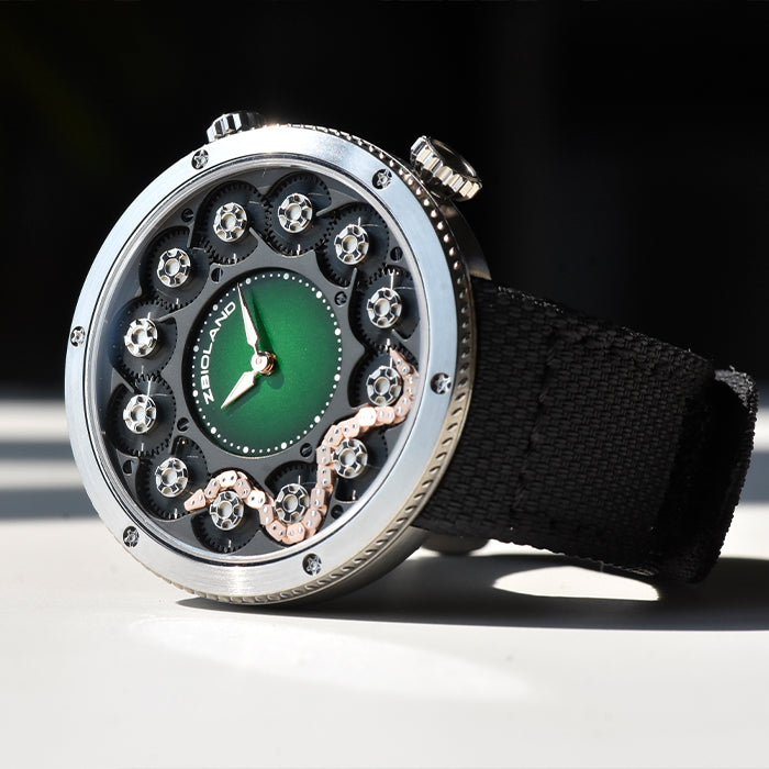 Zbioland Snake Series Black Snake Swiss Sellita Movement Automatic Watch