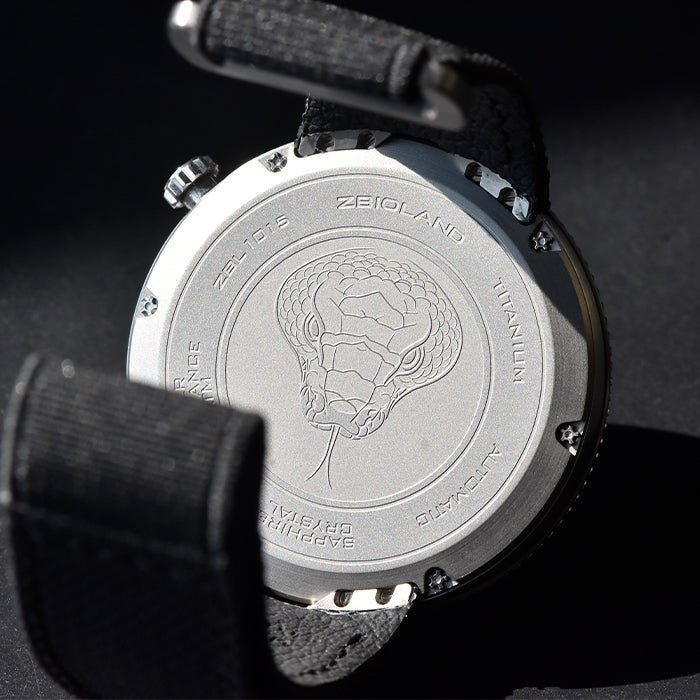 Zbioland Snake Series Black Snake Swiss Sellita Movement Automatic Watch