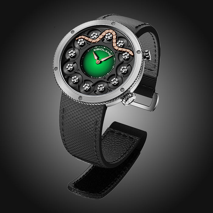 Zbioland Snake Series Black Snake Swiss Sellita Movement Automatic Watch