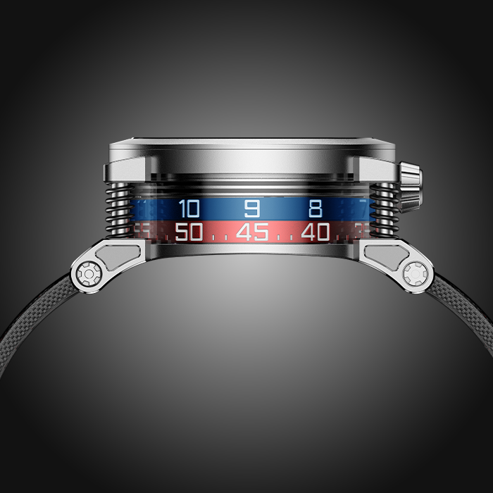 Zbioland Torque Series Red & Blue Radial Engine Japanese Miyota 8215 Movement Automatic Watch