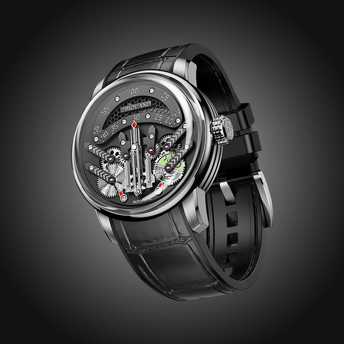 Zbioland Space Series Black Space Rocket 2.0 Swiss Sellita Movement Automatic Watch