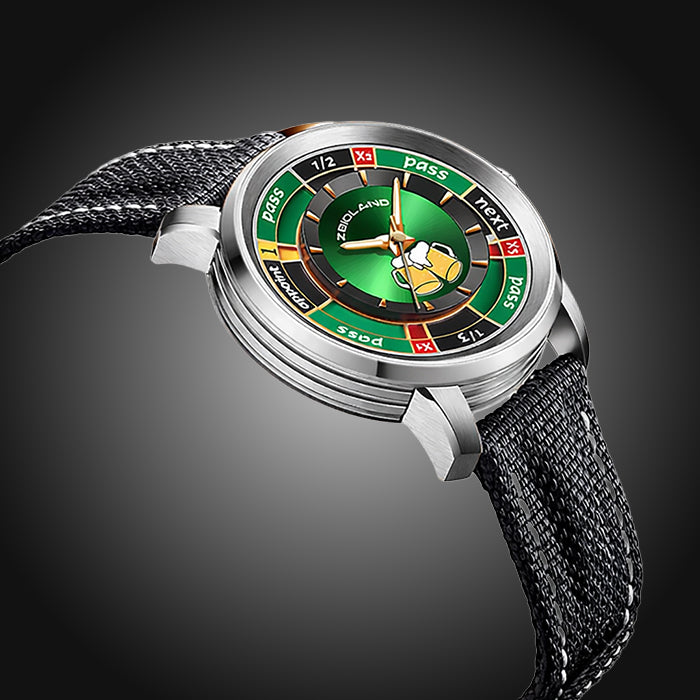 Zbioland Casino Series Silver Friendship Swiss Sellita Movement Automatic Watch