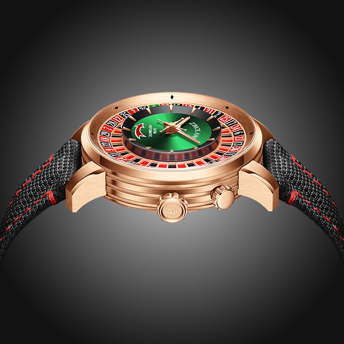 Zbioland Casino Series Rose Gold Casino Swiss Sellita Movement Automatic Watch