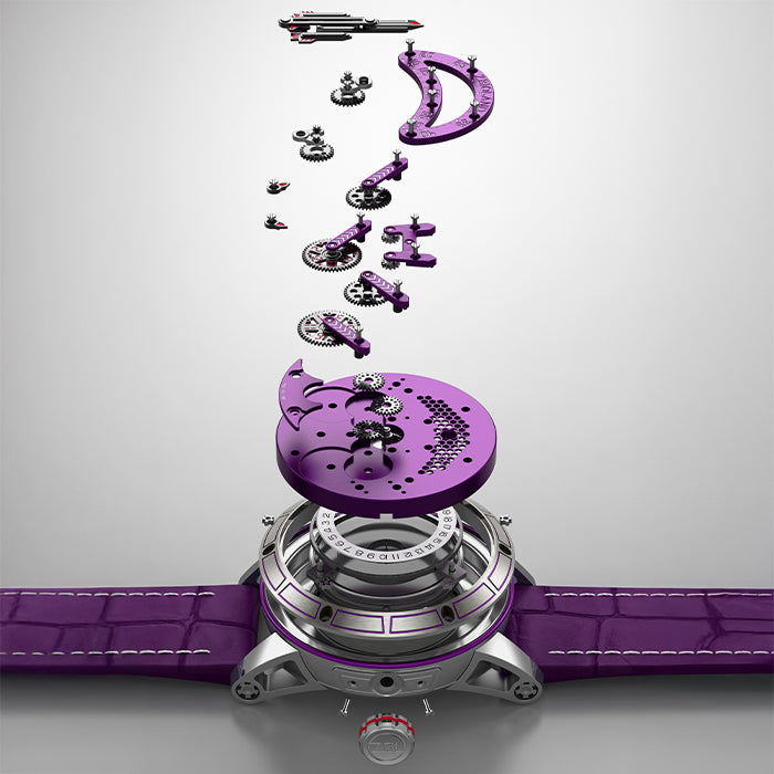 Zbioland太空系列紫色太空火箭瑞士Sellita机芯限量版自动腕表