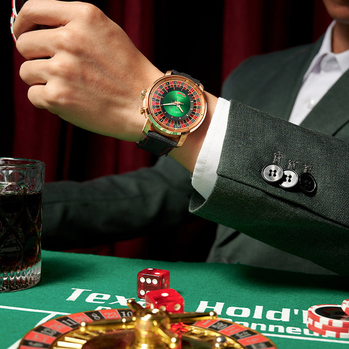 Zbioland Casino Series Rose Gold Casino Swiss Sellita Movement Automatic Watch